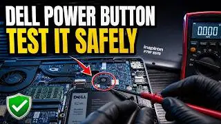 How to test the Power Button of the Dell inspiron P75F 5570