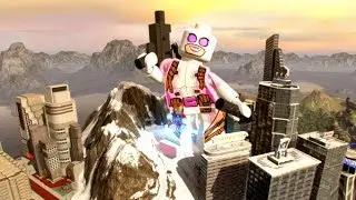 LEGO Marvel Super Heroes 2 SKYSCRAPER GWENPOOL 😱 BIGFIG PC MOD 4k Ultra HD 2160p!