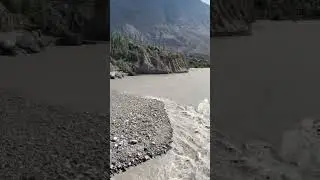 Blocking the Ghizer River