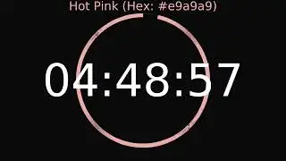 5 Hour Timer | Hot Pink Colour