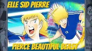 Captain Tsubasa Dream Team ( Elle Sid Pierre -  Fierce Beautiful Beast)  Skills Preview + Win Quotes