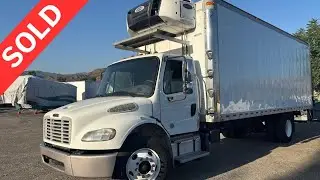Stock# 8364  2017 Freightliner M2 24&rsquo;  Reefer Box Truck   Non CDL (GVW 26,000)