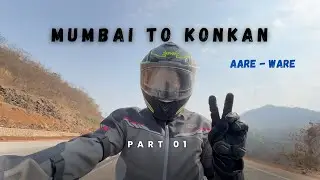 Bike Ride to Aare Ware Beach 🏍️| Mumbai to Konkan | Moto Vlogging with Friends | Himalayan 411 |Pt.1