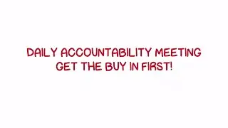Morning Meeting Lean - Success Key Factor 1