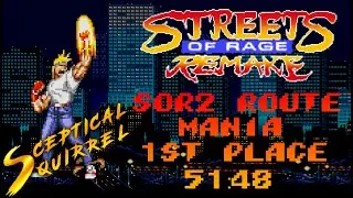 Streets of Rage Remake - Axel 2 - SoR2 Route - Mania - New WR 51:48