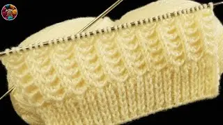 सिर्फ दो फंदों की स्वेटर डिजाइन #easy knitting patterns #knittingdesign #knittingpatterns #knitting 