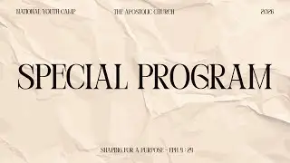 SPECIAL PROGRAM OF NYC 2026 | THE APOSTOLIC CHURCH