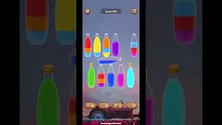A relaxing Water Sort Puzzle level 159 gameplay