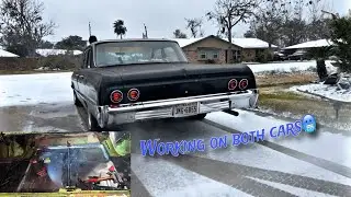 Winter Work On The Project Cars! (electric power steering maint./ welding in challenger floor)