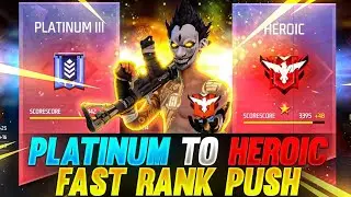 Platinum to Heroic Challenge | Free Fire Live Gameplay