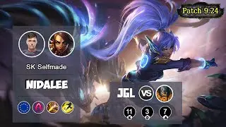 FNC Selfmade Nidalee Jungle VS Olaf | LOL | S9 EUW Challenger - Full Gameplay