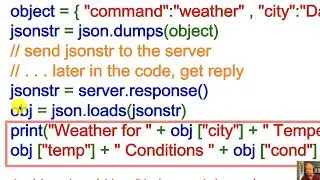 Python Programming JSON and CGI Lesson10