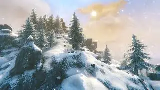 Valheim Mountains sounds day and night