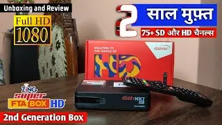 Zing Super FTA Box HD 2nd Generation Box Unboxing and Review in Hindi 🎉| Dish TV