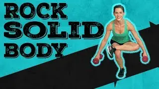 ROCK SOLID BODY | Full body HIIT workout with weights
