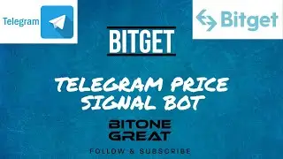 [Bitget Exchange][Python API] Как отправить сигнал цены биткоина (BTCUSDT) в Telegram с помощью бота