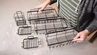 PLOOHT Shower Caddy 6 Pack Review | Adhesive Shower Organizer, 13in Large Capacity