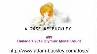 Canada's 2012 Olympic Medal Count - A Dose of Buckley