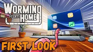 Worming From Home Demo Gameplay | Funniest Remote Job Simulator 😂💰