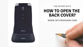 How to open Jethro SC213(v2) back cover?