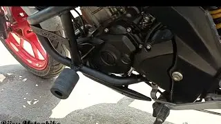 Yamaha MT 15 crash guard  installation