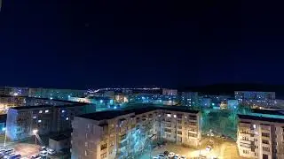 One night...Братск #4Ktimelapse