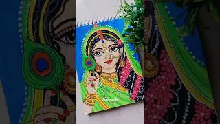 Radha rani 🙏🎀 #art #drawing #painting #paintart #colouring #aestheticart #shorts #trending #viral🧿🔖💐