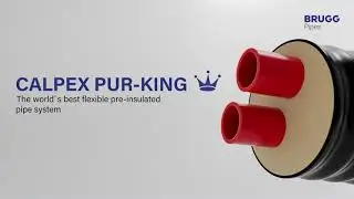 CALPEX PUR-KING PEX district heating pipe system