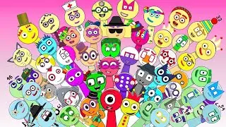 Sprunki OC Numberblocks 1 to 55 | Incredibox Compilation (Full ) #sprunki #incredibox #numberblocks