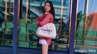 UV color changing bag beach bag magic bag（1）