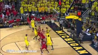 No. 1 Arizona Passes Road Test with 72-70 Win at No. 25 Michigan Highlights