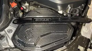 Распаковка и установка распорок стоек Dinan на BMW M340i 2023 года #bmw #howto #m340i