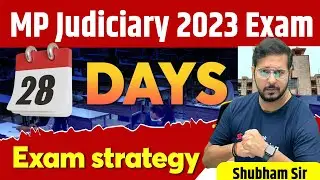 28 Days MPCJ preparation Strategy | MP Civil Judge 2023 | MPCJ Preparation Plan