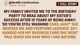 My Family Invited Me to the Birthday Party to Brag About My Sister’s Success. She Mocked Me...