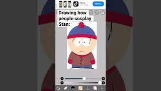 THEY MADE HIM EMO 😭 #southpark #sp #stanmarsh #stan #fanart #funny #cosplay