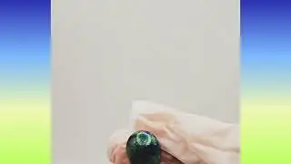 Azurite Malachite studs by- Clay Art Studios (Polymer clay Gemstone Jewelry)