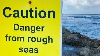 3 minutes of just sea waves in Whitby, UK