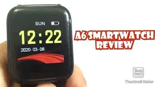 A6 SMARTWATCH REVIEW| ENGLISH | SHOPEE | LAZADA