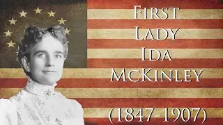 First Lady Ida McKinley of the United States of America