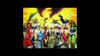Top 5 Strongest and beautiful female superhero in the marvel #femalethor #marveluniverse #blackwidow