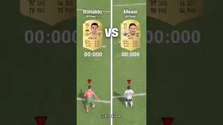 Messi VS Ronaldo Who's the fastest ⚔️💨 #Fifa #fifagameplay #gaming #gameplay #fifa23 #Ronaldo #messi