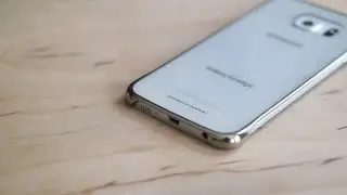 Samsung Galaxy S6 Edge Protective Clear Cover Review Gold