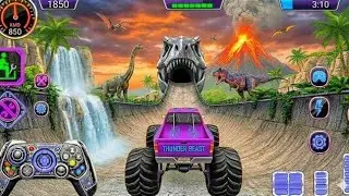 Monster Truck Mega Ramp Car Game 🚚🔥 | BeamNG Crazy Car Crashes & Fun Racing | Android Gameplay