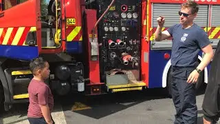 Trey-Josiah's Fire Station Birthday Surprise | Sept 2020