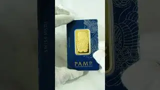 PAMP Suisse - Lady Fortuna 1 oz 9999 Gold Bar #shorts