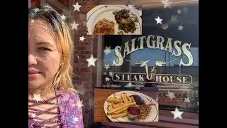 Lunch at SALTGRASS Steak House | What Do you Like? | Steaks or Seafood?!