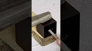 Making a Japanese Bunka knife with ebony handle