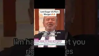ALAN SUGAR MOCKS PIERS MORGAN SO FUNNY LOL