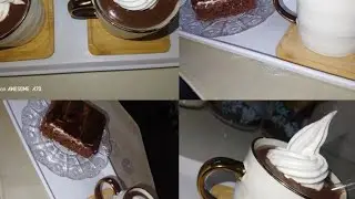 ڨاطو شكولاطة 🍫🍰 بزوج حبات بيض مع ميلك شيك 🍫☕ او شكولا حامي 😋 وصفة ناجحة و سهل تحضير ♥️#اكسبلور#laik 