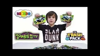 Игрушки Zombie Zity  Монстры на колесах  Распаковка  Обзор  Видео для детей  Кикидо